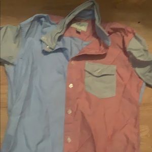 American eagle button down shirt sleeve shirt